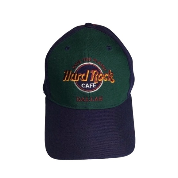 Vintage Hard Rock Cafe Dallas SnapBack Hat. - Picture 1 of 8